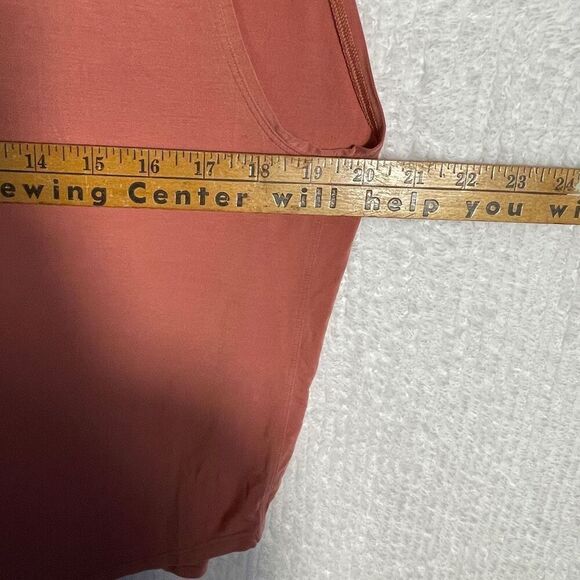 Lululemon Rusty Paprika Orange All Yours Boyfriend Tank Top Sleeveless Size 8 - Picture 6 of 8